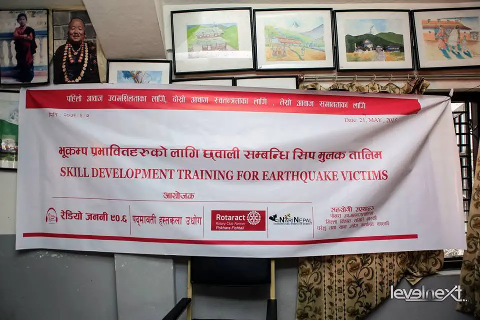 Women and children in a rural community in Nepal
